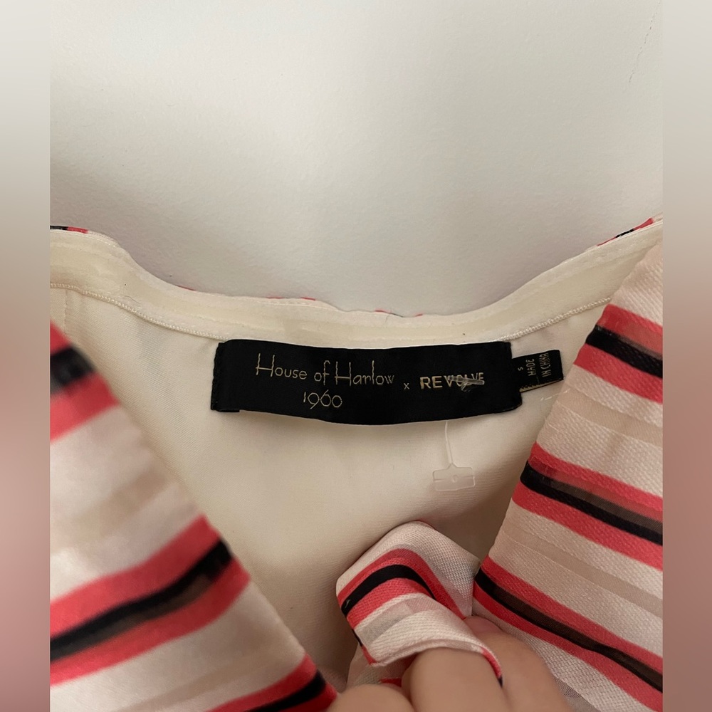 House of Harlow x Revolve Colette Dress Red Stripe - Picture 5 of 6